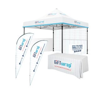 2m Gazebo Banner Combo